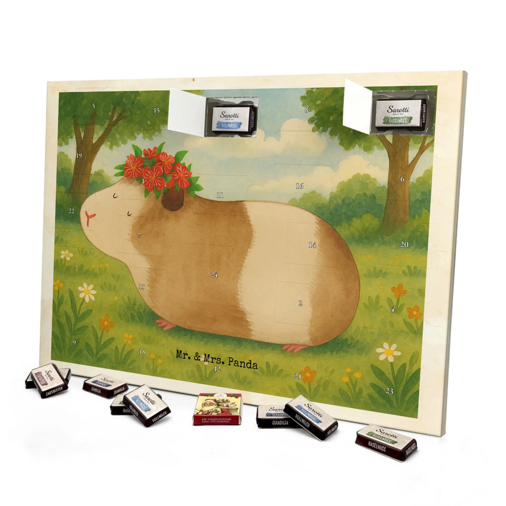 Chocolate advent calendar Guinea pig wisdom Design card, gift ideas, gifts, small animals, cute, cute animal motives, hand drawn, funny sayings, good mood, special gifts, animal lover, wonderland, saying, wisdom, reality, flower child, guinea pig, wonder