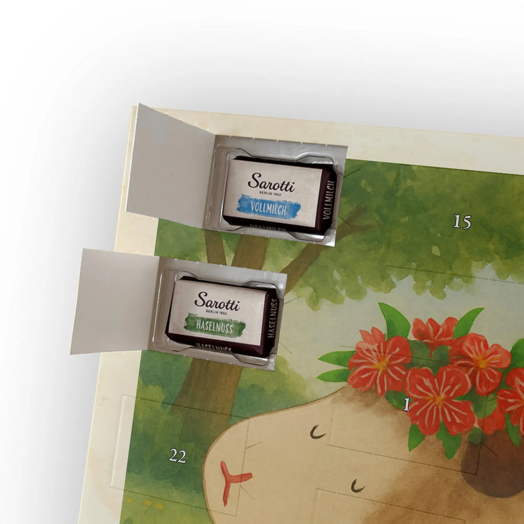 Chocolate advent calendar Guinea pig wisdom Design card, gift ideas, gifts, small animals, cute, cute animal motives, hand drawn, funny sayings, good mood, special gifts, animal lover, wonderland, saying, wisdom, reality, flower child, guinea pig, wonder