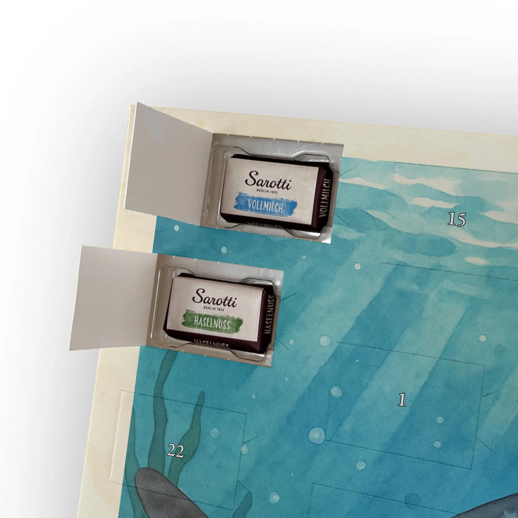 Chocolate advent calendar Orca Design gift ideas, vacation, Seafood, aquatic animals, ocean, shells, corals, reef, whale, narwhal, sea urchin, lobster, platypus, manatee, crocodile, shrimp, gifts for seafood lovers, water world, underwater animals, underwater world, deep sea, seafood fans, seafood decoration, seafood posters, killer whale, self-love, work, new start, opportunities