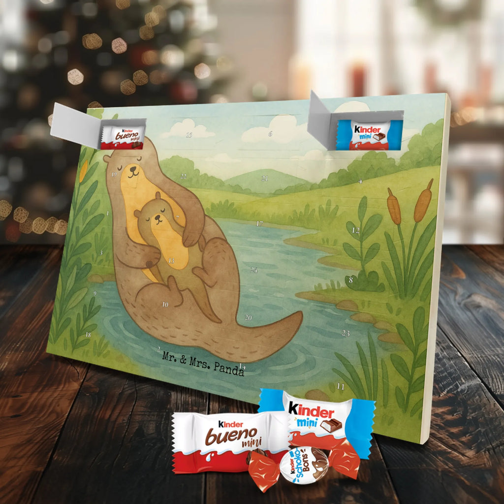 Chocolate advent calendar otter child Design animal lover, marten, sea otter, European otter, water mammal, aquatic animal, baby otter, predator, water, otter gifts, gift ideas for animal lovers, animal, mammal, water animal, gifts for people in love, Otter Sea Otter Lake Otter