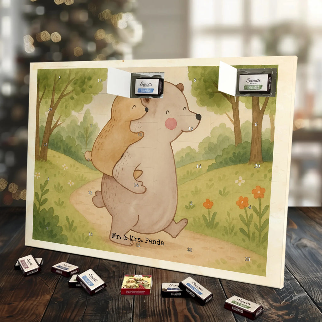 Chocolate advent calendar Papa Bear Design Father's Day, Mother's Day, birthday, father's day, present, uncle