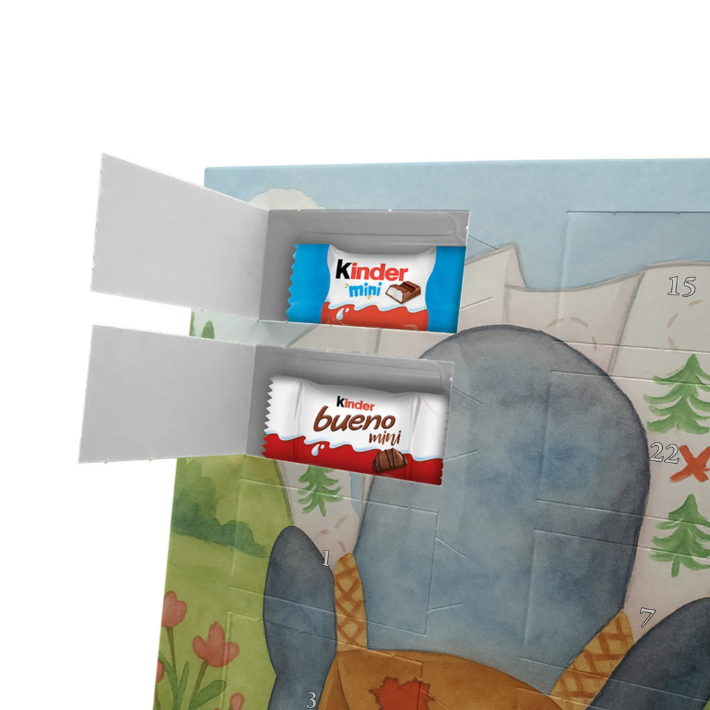 Chocolate advent calendar Penguin & Mouse Hiker Design North Pole, Penguins, adventurer, hiking, adventure, penguins, road trip, excursion