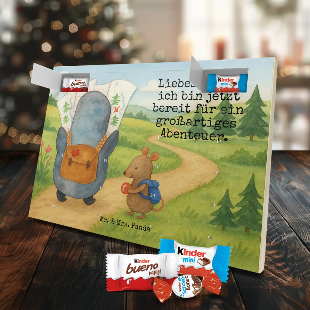 Chocolate advent calendar Penguin & Mouse Hiker Design North Pole, Penguins, adventurer, hiking, adventure, penguins, road trip, excursion