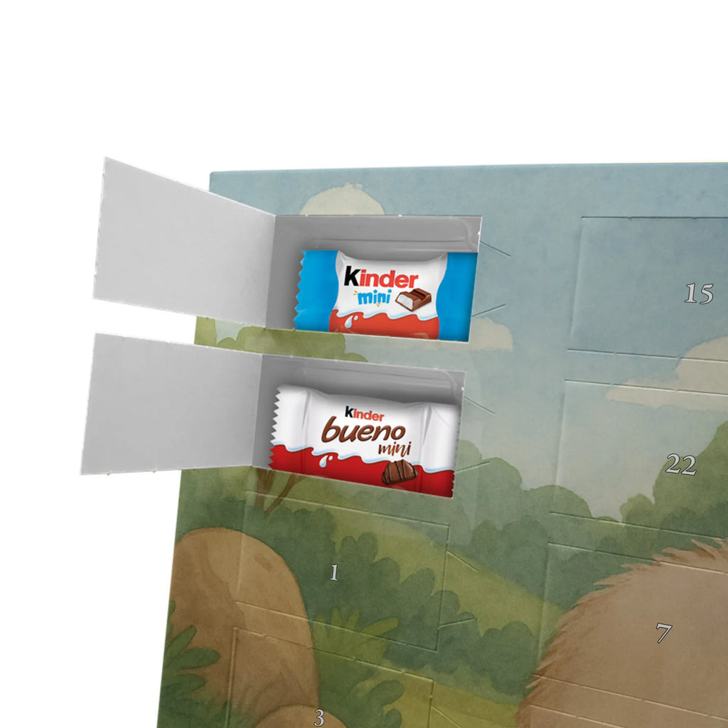 Chocolate advent calendar Wombat Design card, gift ideas, gifts, small animals, cute, cute animal motives, hand drawn, funny sayings, good mood, special gifts, animal lover, saying, life is beautiful, Australia