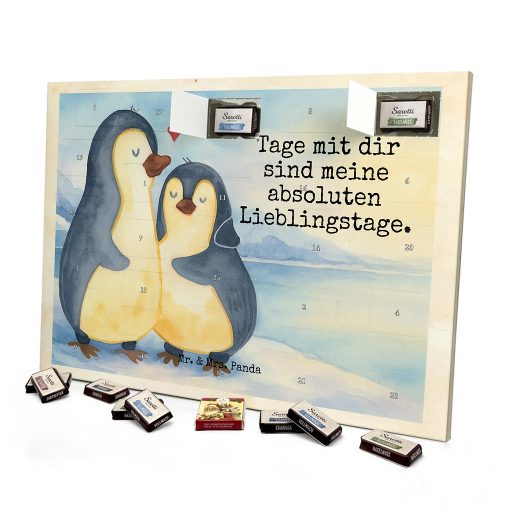 Chocolate advent calendar Penguin embrace Design North Pole, Penguins, wedding, wedding gift, love gift, lovers, anniversary, proof of love, wedding day