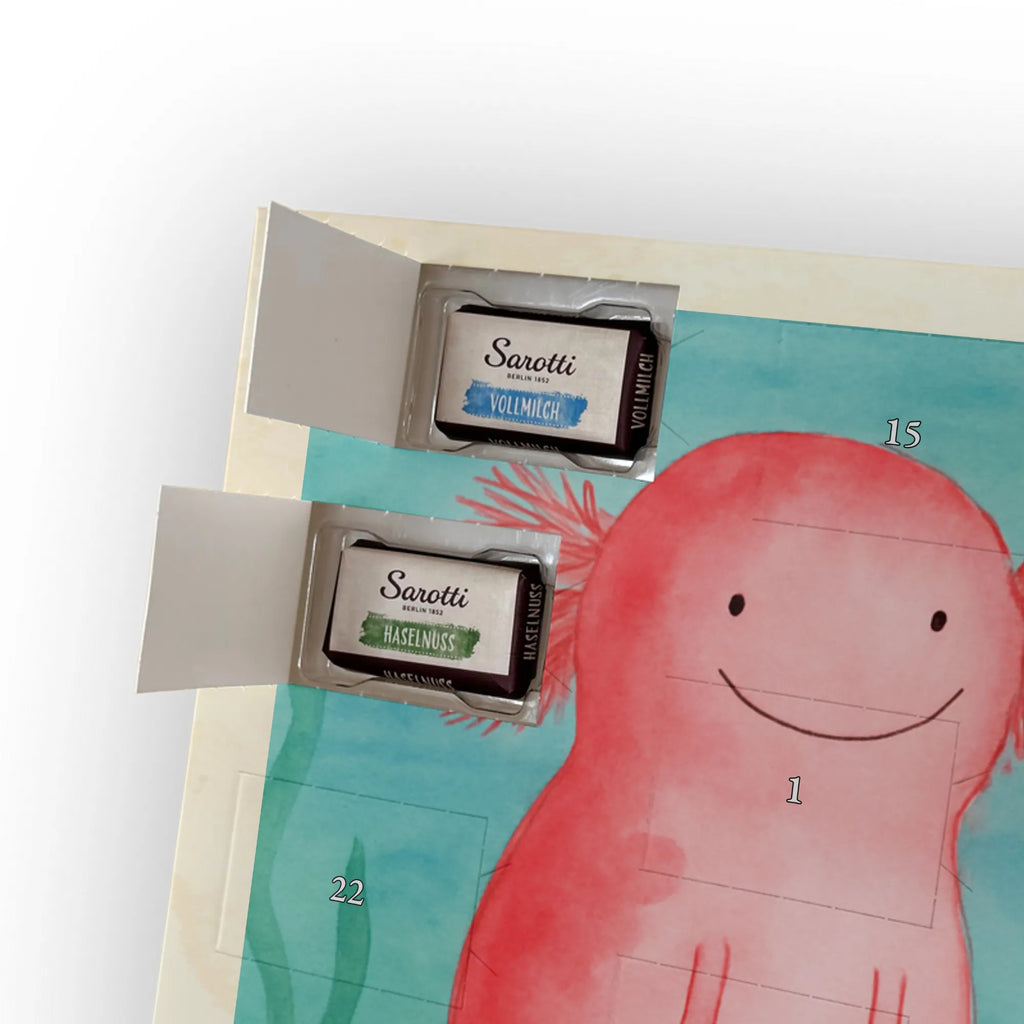 Chocolate advent calendar axolotl Love Design Loving, Two, Together, Marriage, Proposal of marriage, Love gift, gift for her, gift for him, anniversary gift, Valentine&#39;s Day Gift for Women Love Gift Anniversary Wedding Anniversary Party Favor Gift for Girlfriend Gift for Partner Boyfriend Gift Token of Love for Men for Husband