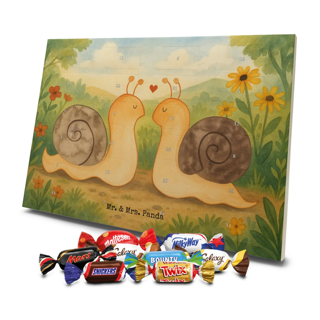 Chocolate advent calendar Snails in love Design Loving, Two, Together, Marriage, Proposal of marriage, Love gift, gift for her, gift for him, anniversary gift