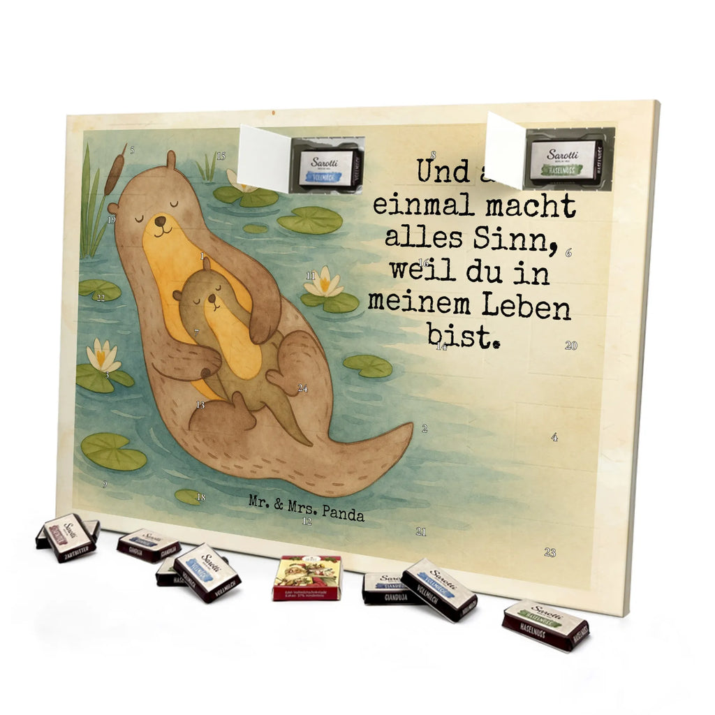 Chocolate advent calendar otter child Design animal lover, marten, sea otter, European otter, water mammal, aquatic animal, baby otter, predator, water, otter gifts, gift ideas for animal lovers, animal, mammal, water animal, gifts for people in love, Otter Sea Otter Lake Otter