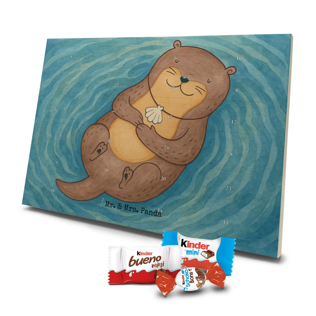 Chocolate advent calendar otter shell Design animal lover, marten, sea otter, European otter, water mammal, aquatic animal, baby otter, predator, water, otter gifts, gift ideas for animal lovers, animal, mammal, water animal, gifts for people in love, daydreaming, otter love, dreaming, brooding