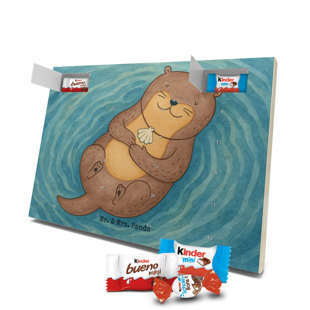 Chocolate advent calendar otter shell Design animal lover, marten, sea otter, European otter, water mammal, aquatic animal, baby otter, predator, water, otter gifts, gift ideas for animal lovers, animal, mammal, water animal, gifts for people in love, daydreaming, otter love, dreaming, brooding