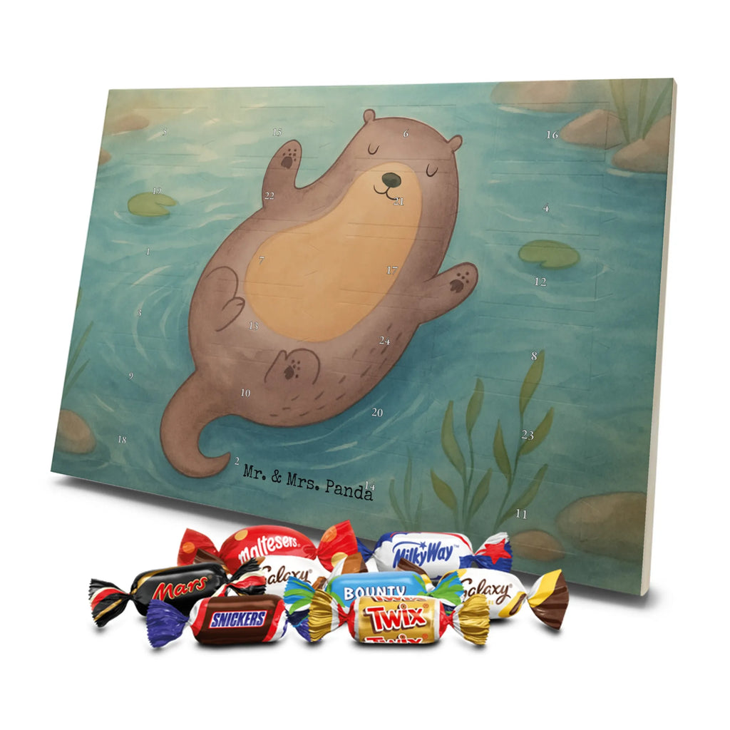 Chocolate advent calendar otter Embrace Design water animal, marten, water, sea otter, predator, baby otter, European otter, animal lover, aquatic animal, water mammal, mammal, animal, gift ideas for animal lovers, gifts for people in love, otter gifts, Otter Sea Otter Lake Otter