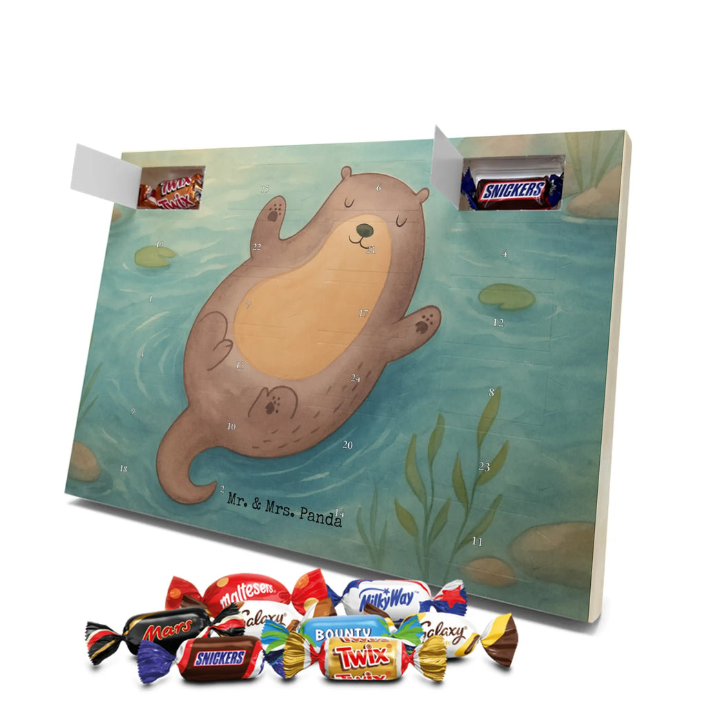 Chocolate advent calendar otter Embrace Design water animal, marten, water, sea otter, predator, baby otter, European otter, animal lover, aquatic animal, water mammal, mammal, animal, gift ideas for animal lovers, gifts for people in love, otter gifts, Otter Sea Otter Lake Otter