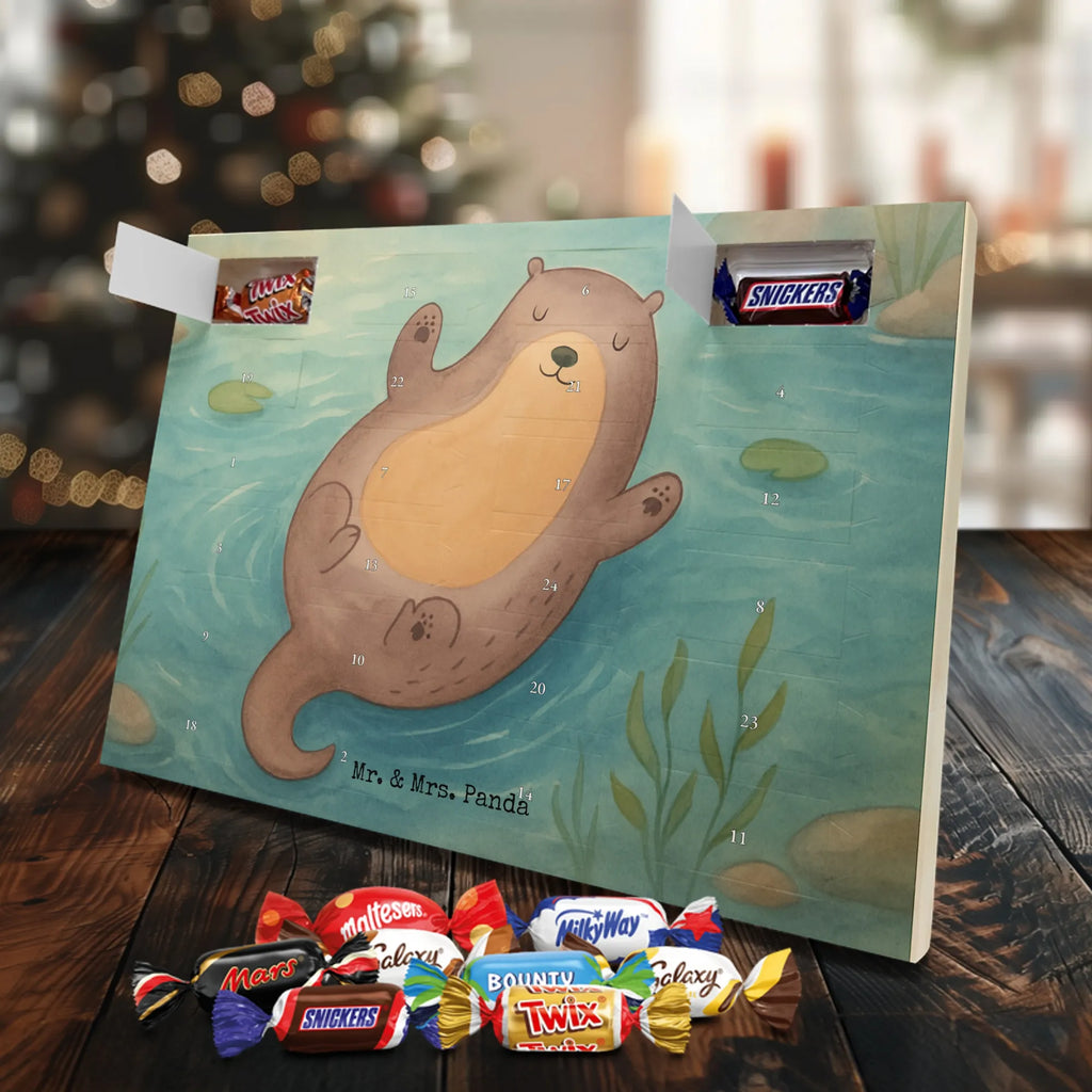 Chocolate advent calendar otter Embrace Design water animal, marten, water, sea otter, predator, baby otter, European otter, animal lover, aquatic animal, water mammal, mammal, animal, gift ideas for animal lovers, gifts for people in love, otter gifts, Otter Sea Otter Lake Otter