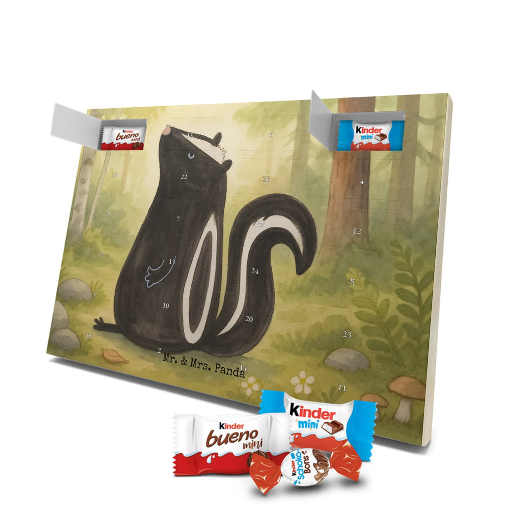 Chocolate advent calendar skunk Sit Design know-it-all, stinky, law, predator, wild animal