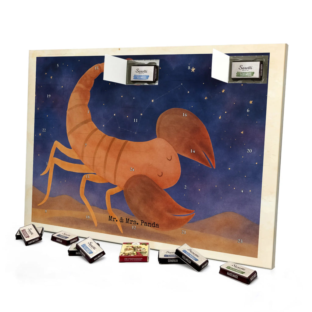 Chocolate advent calendar Star sign Scorpio Design constellations, birthdays, astrology, date of birth, month of birth, scorpions, birthday october, gift november, gift october, scorpion gift, scorpion star sign, birthday november