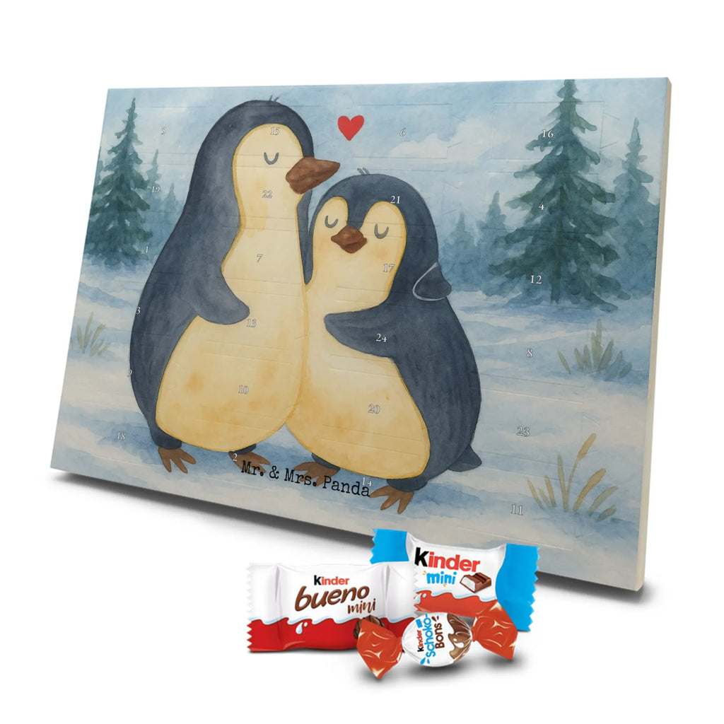 Chocolate advent calendar Penguin embrace Design North Pole, Penguins, wedding, wedding gift, love gift, lovers, anniversary, proof of love, wedding day