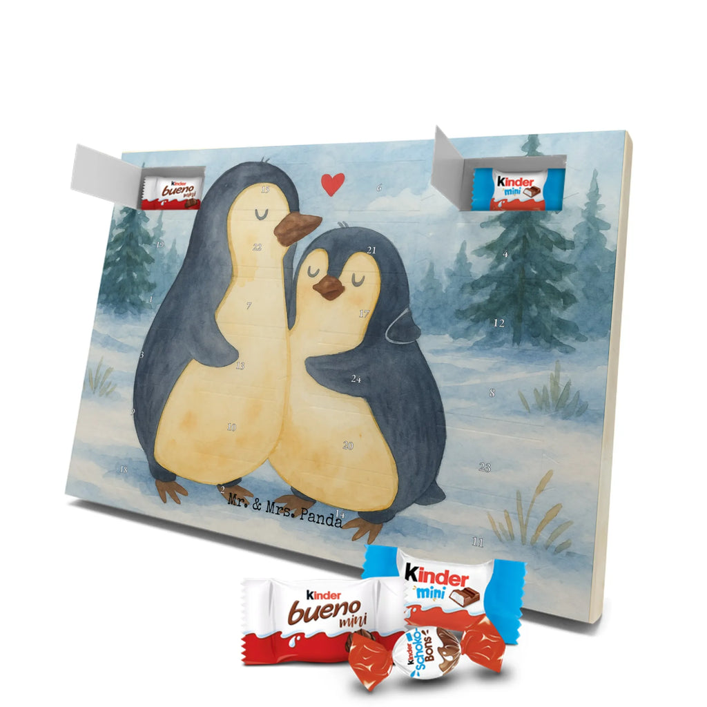 Chocolate advent calendar Penguin embrace Design North Pole, Penguins, wedding, wedding gift, love gift, lovers, anniversary, proof of love, wedding day