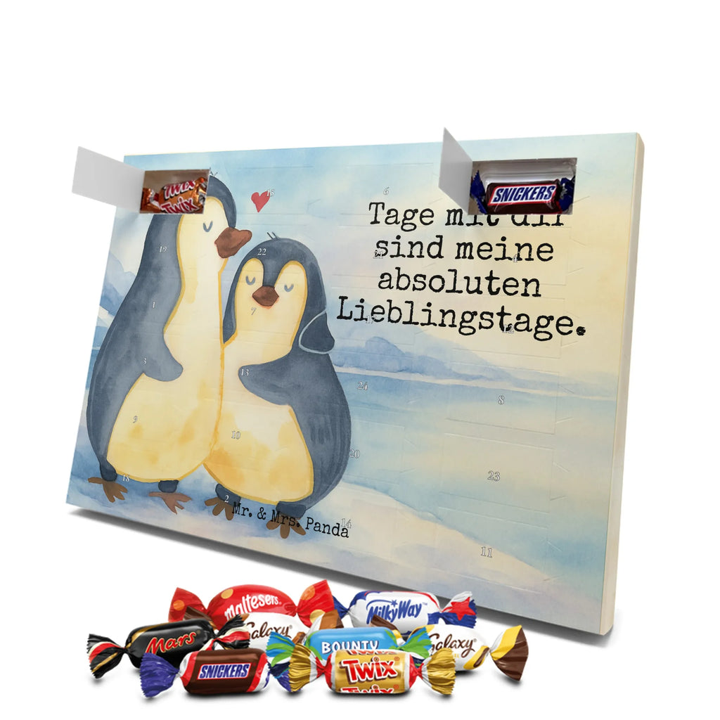 Chocolate advent calendar Penguin embrace Design North Pole, Penguins, wedding, wedding gift, love gift, lovers, anniversary, proof of love, wedding day