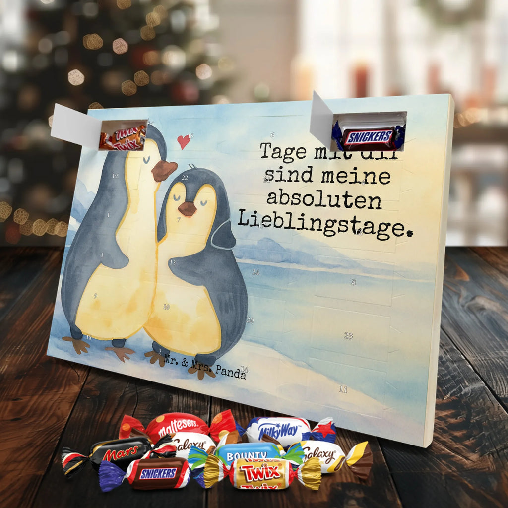 Chocolate advent calendar Penguin embrace Design North Pole, Penguins, wedding, wedding gift, love gift, lovers, anniversary, proof of love, wedding day