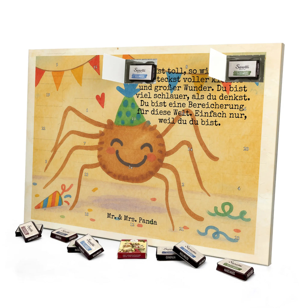 Chocolate advent calendar Spider Agathe Party Design Spider Agathe, Spider