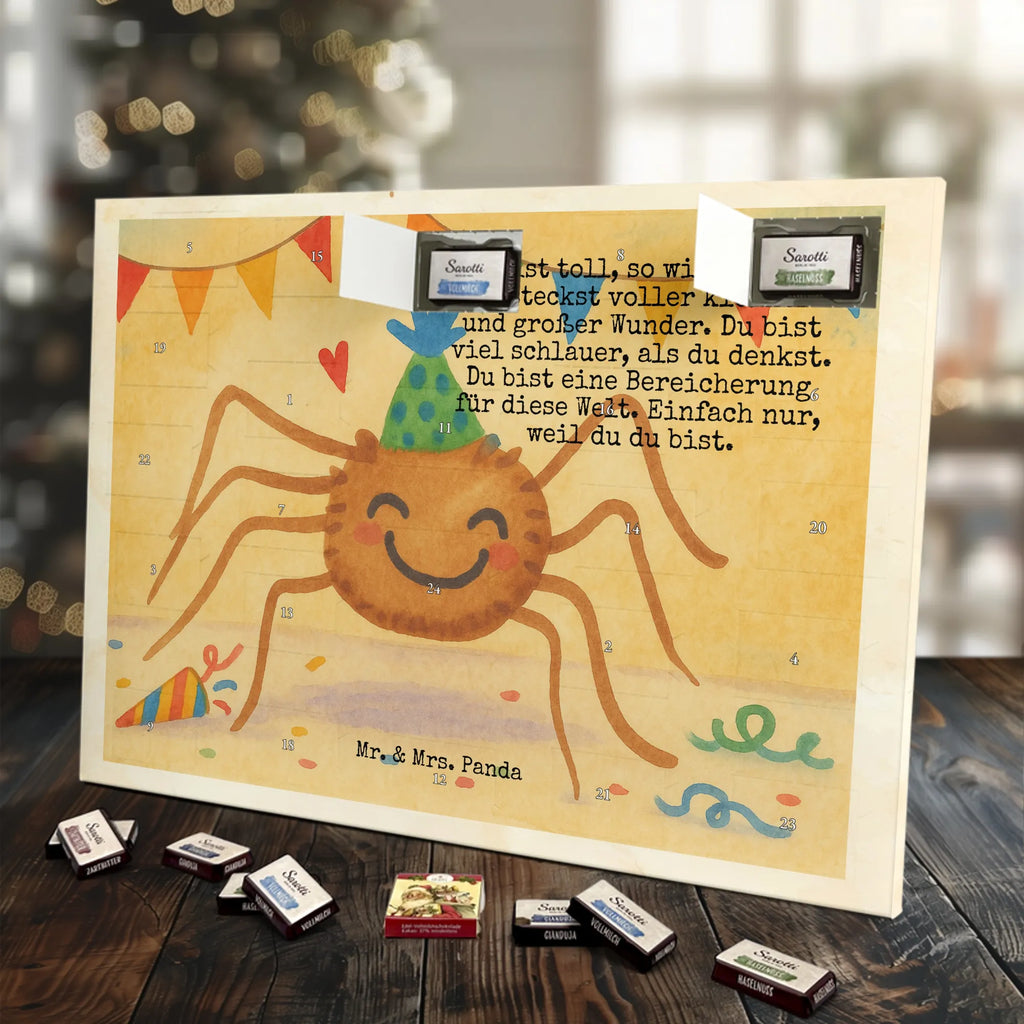 Chocolate advent calendar Spider Agathe Party Design Spider Agathe, Spider