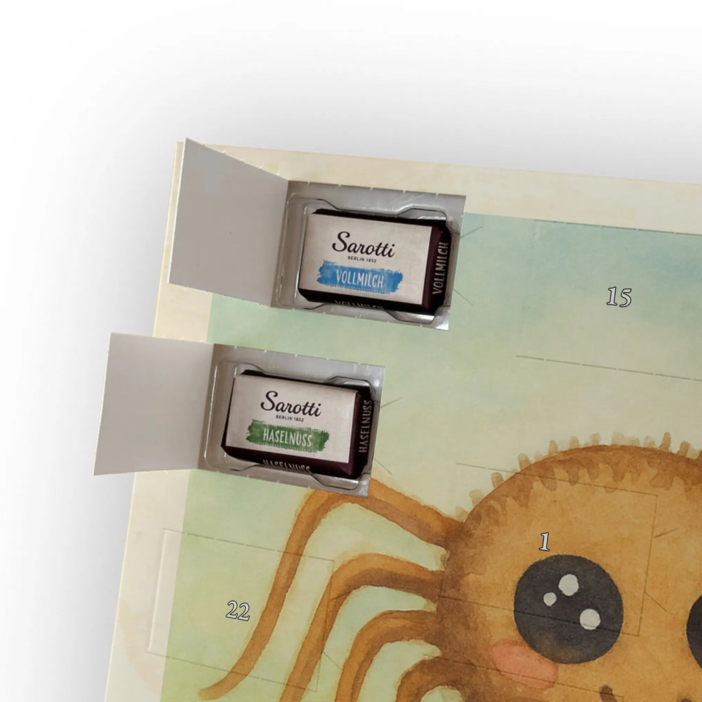 Chocolate advent calendar Spider Agathe Sandwich Design Spider Agathe, Spider