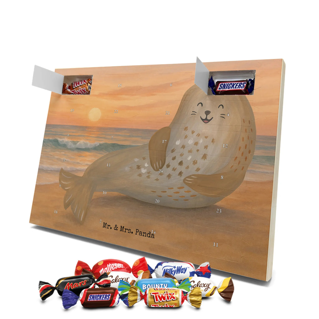 Chocolate advent calendar seal Laugh Design gift ideas, gifts, card, animal lover, special gifts, good mood, funny sayings, hand drawn, cute animal motives, cute, small animals, Baltic Sea, Seal, North Sea, Sea animal, Seals