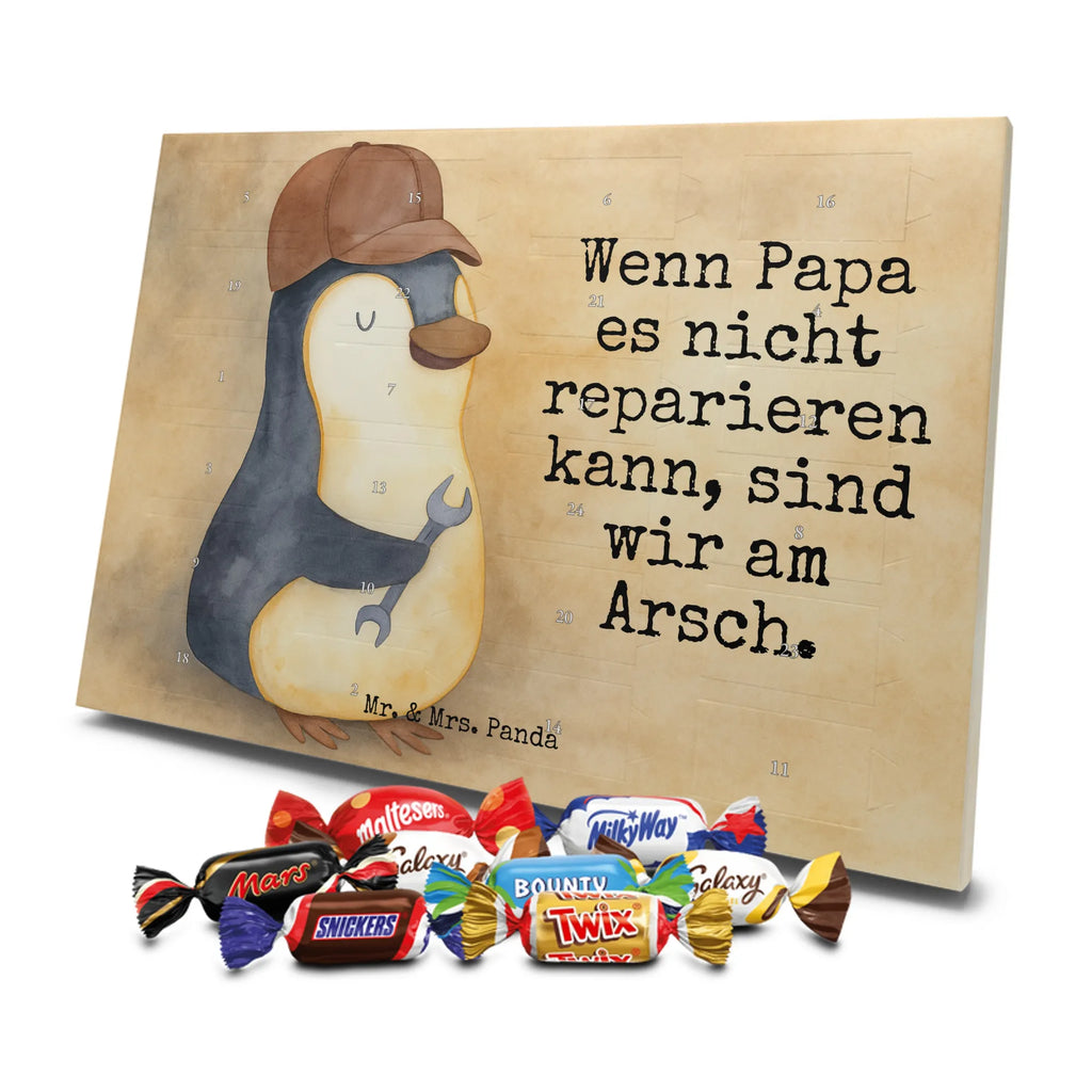 Chocolate advent calendar If Daddy can't fix it, we're screwed. Design Father's Day, Mother's Day, Father, Best Daddy in the World, Gift Daddy