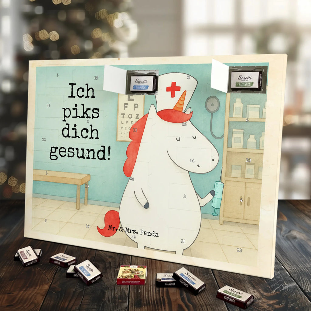 Chocolate advent calendar unicorn Nurse Design doctor gift, nurse thank you, hospital, nurse gift