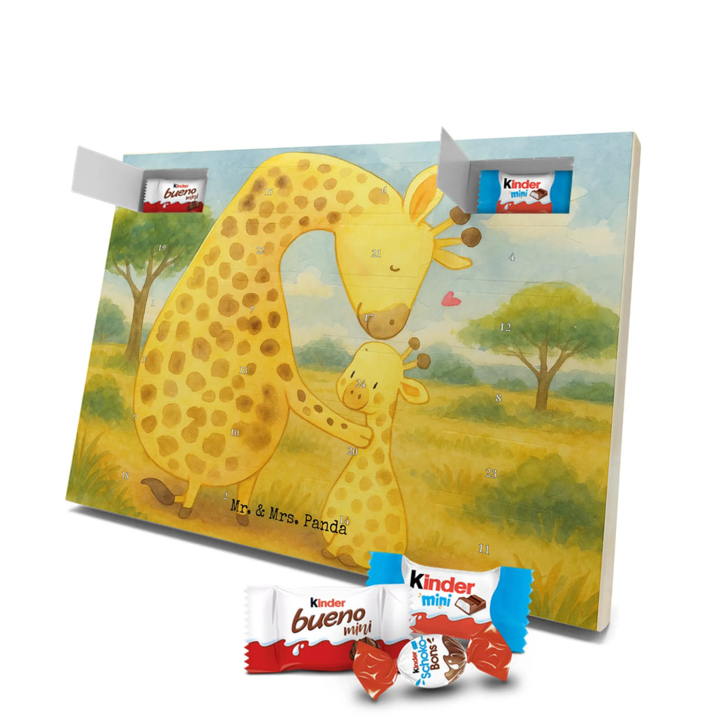 Chocolate advent calendar giraffe child Design Africa, mum, favourite person, child, son, daughter, mother