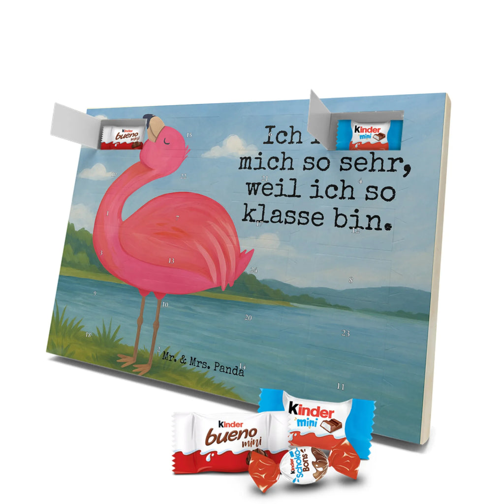 Chocolate advent calendar flamingo Proud Design children, gifts, gift idea, funny sayings, pink bird, bird of paradise, red, flamingo decoration, gift pink, adults, flamingo fans, vacation, unusual gifts in pink, pink gifts, girls gifts, small gifts, Caribbean feeling, self-love, proud, friend, best friend, joy, self-acceptance, daughter