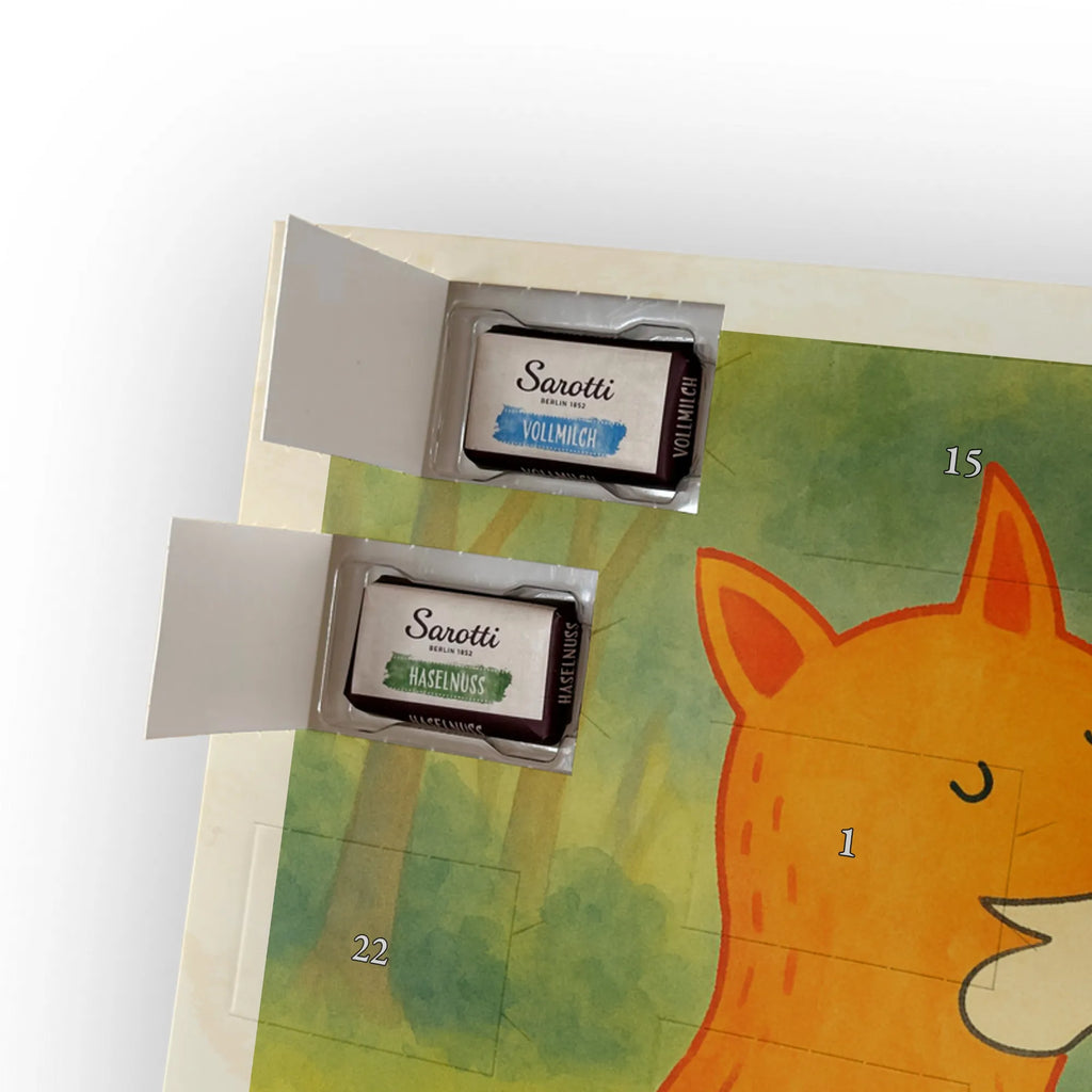 Chocolate advent calendar Fox Lantern Design animal lover, foxes, forest wildlife, clever as a fox, Lantern, Lantern parade, Caesar Otto Hugo Flaischlen, Spell comforting, Cheer up, Foxes, Saint Martin, Lovesickness Spell