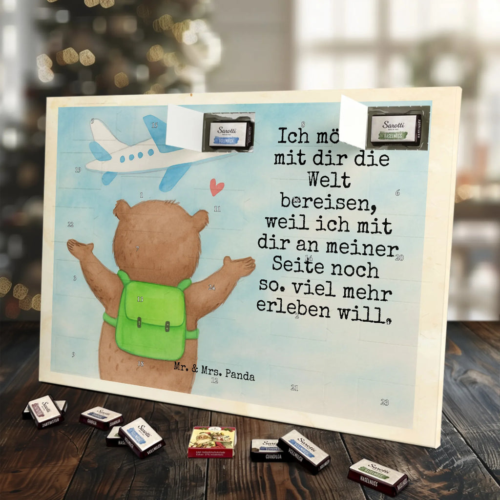 Chocolate advent calendar bear Airplane Design Loving, Two, Together, Marriage, Proposal of marriage, Love gift, gift for her, gift for him, anniversary gift, Valentine&#39;s Day Gift for Women Love Gift Anniversary Wedding Anniversary Party Favor Gift for Girlfriend Gift for Partner Boyfriend Gift Token of Love for Men for Husband