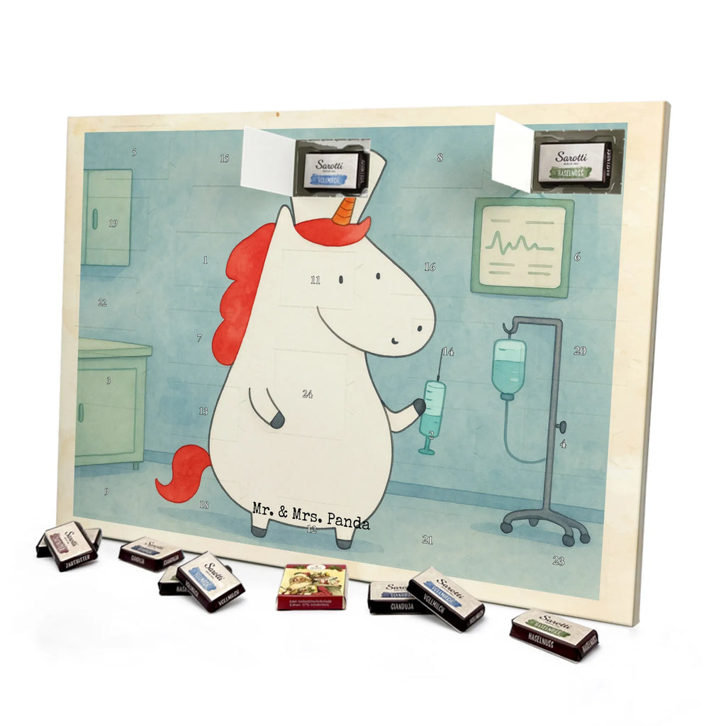 Chocolate advent calendar unicorn Nurse Design doctor gift, nurse thank you, hospital, nurse gift