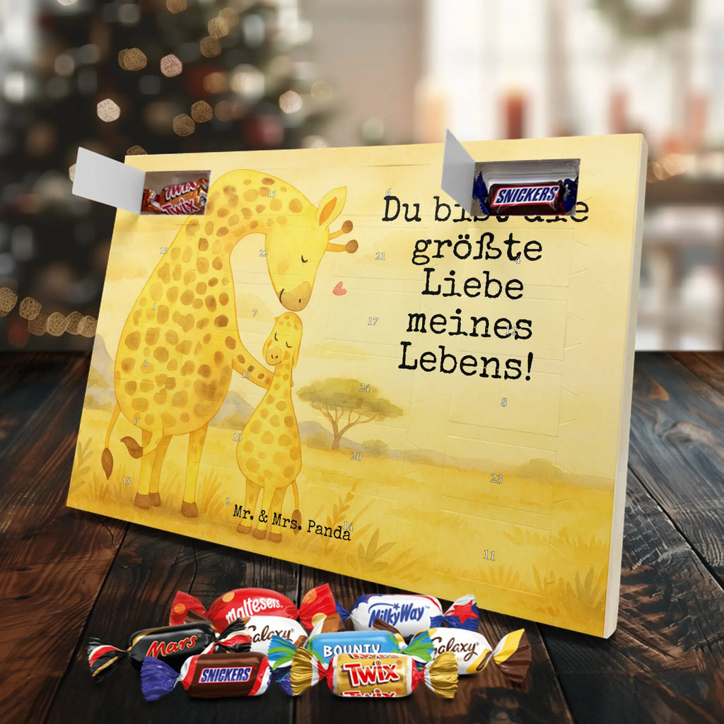 Chocolate advent calendar giraffe child Design Africa, mum, favourite person, child, son, daughter, mother