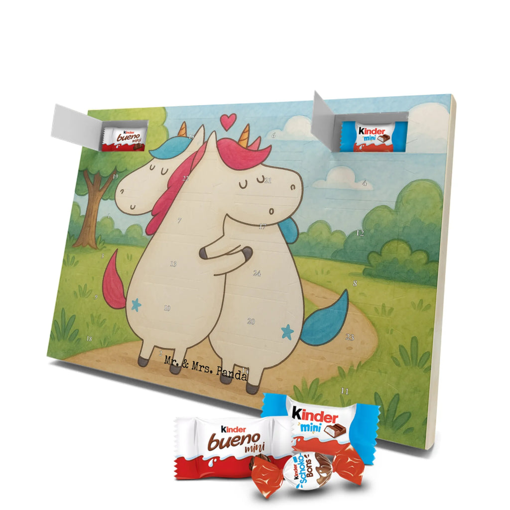 Chocolate advent calendar unicorn communication Design present, marriage, gift, witty, saying, valentine's day, Thank you