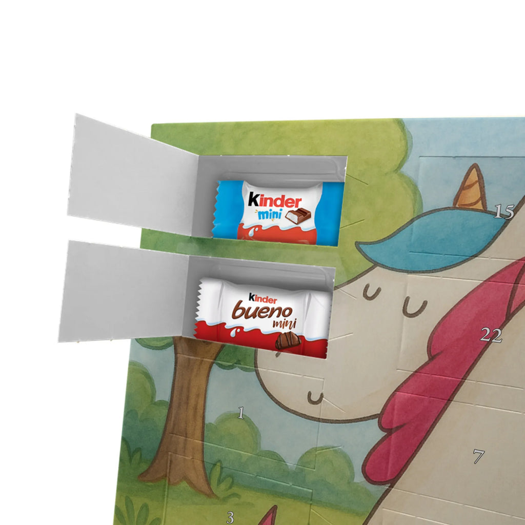 Chocolate advent calendar unicorn communication Design present, marriage, gift, witty, saying, valentine's day, Thank you