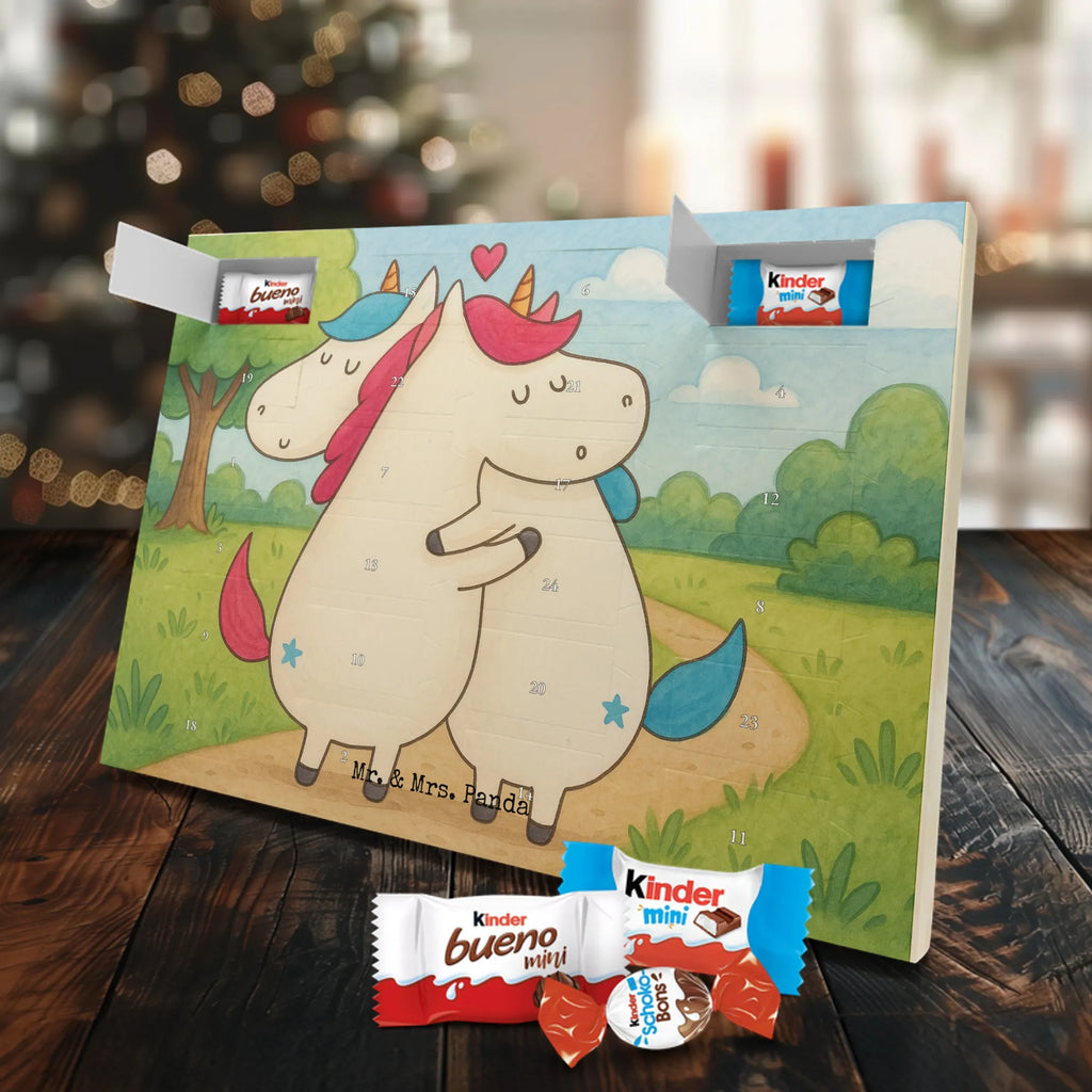Chocolate advent calendar unicorn communication Design present, marriage, gift, witty, saying, valentine's day, Thank you