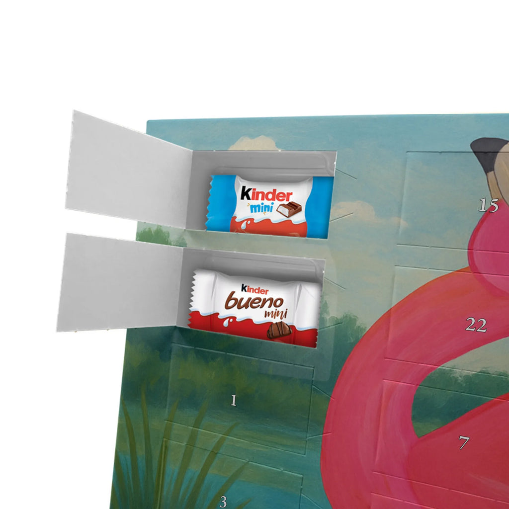Chocolate advent calendar flamingo Proud Design children, gifts, gift idea, funny sayings, pink bird, bird of paradise, red, flamingo decoration, gift pink, adults, flamingo fans, vacation, unusual gifts in pink, pink gifts, girls gifts, small gifts, Caribbean feeling, self-love, proud, friend, best friend, joy, self-acceptance, daughter