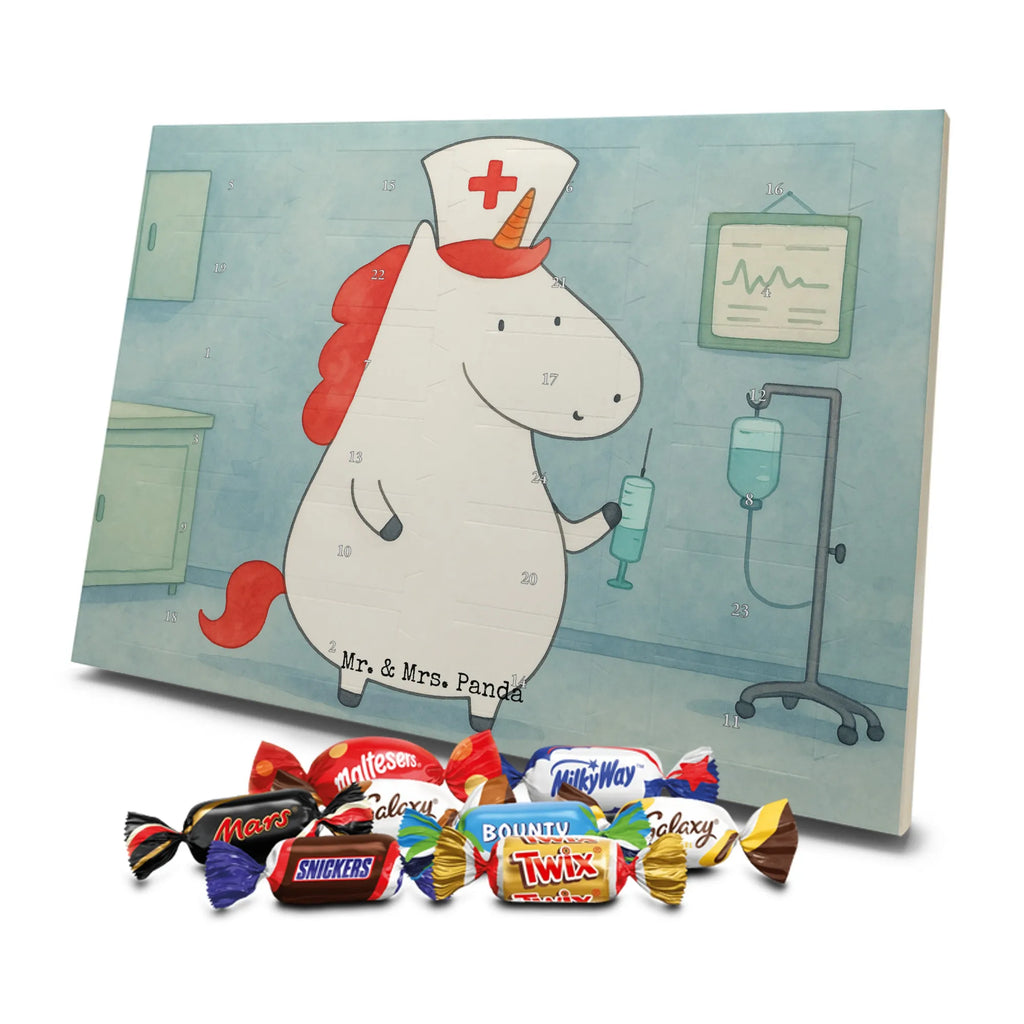 Chocolate advent calendar unicorn Nurse Design doctor gift, nurse thank you, hospital, nurse gift