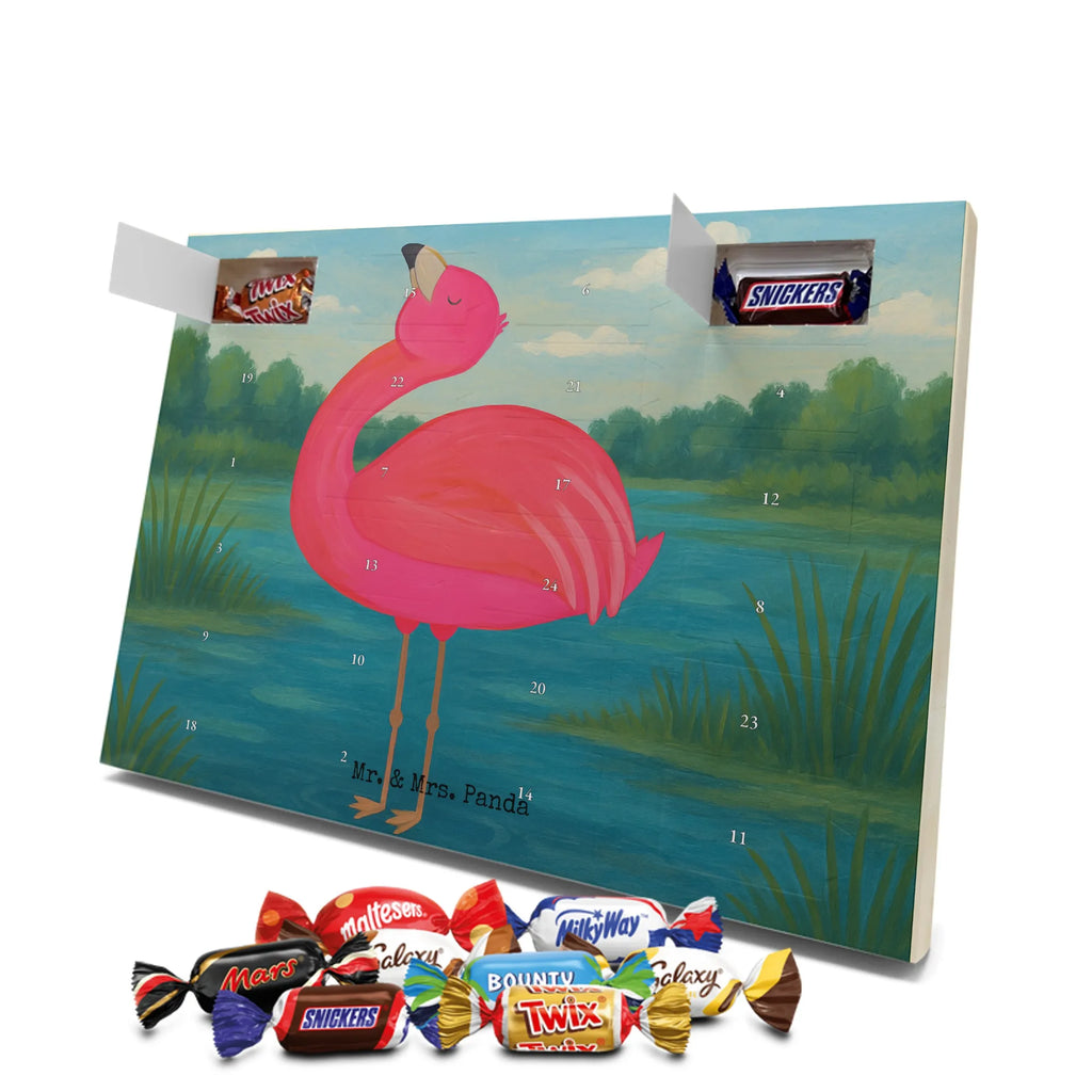 Chocolate advent calendar flamingo Proud Design children, gifts, gift idea, funny sayings, pink bird, bird of paradise, red, flamingo decoration, gift pink, adults, flamingo fans, vacation, unusual gifts in pink, pink gifts, girls gifts, small gifts, Caribbean feeling, self-love, proud, friend, best friend, joy, self-acceptance, daughter