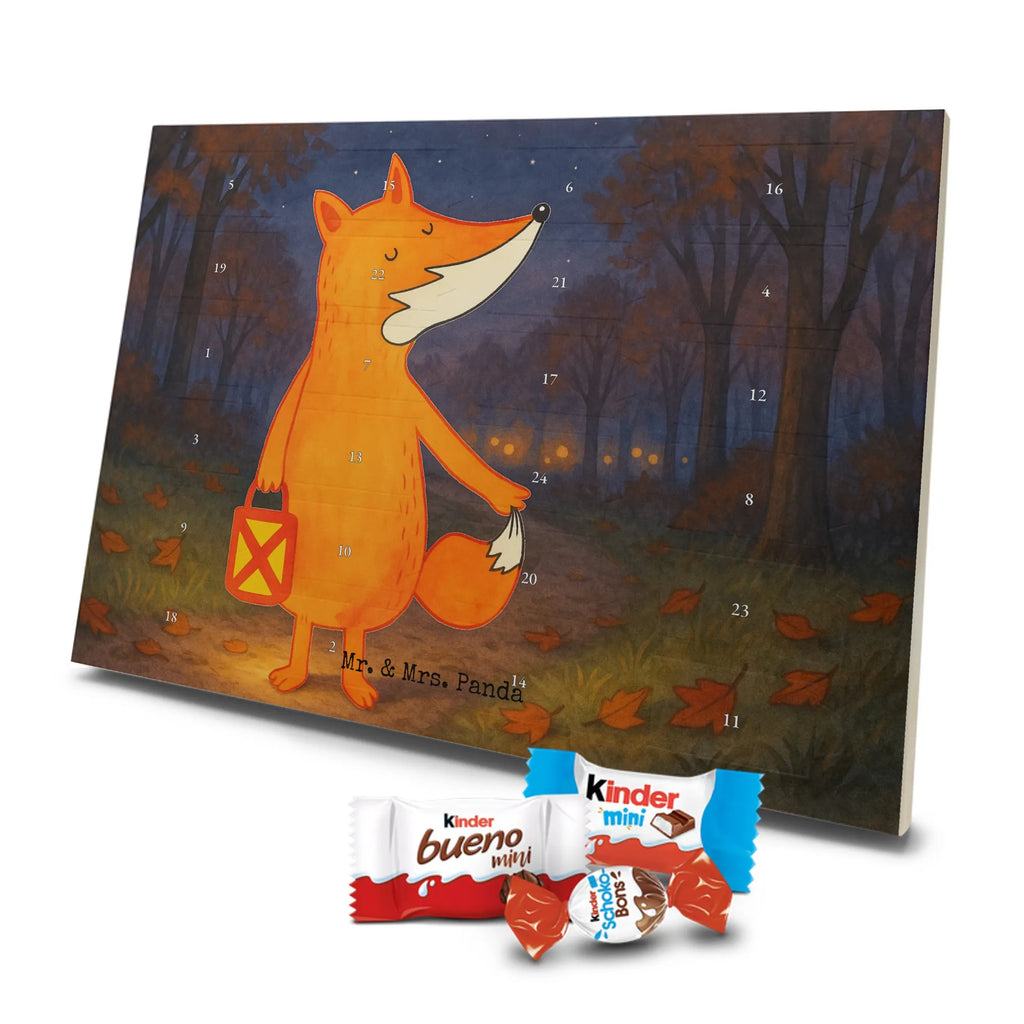 Chocolate advent calendar Fox Lantern Design animal lover, foxes, forest wildlife, clever as a fox, Lantern, Lantern parade, Caesar Otto Hugo Flaischlen, Spell comforting, Cheer up, Foxes, Saint Martin, Lovesickness Spell