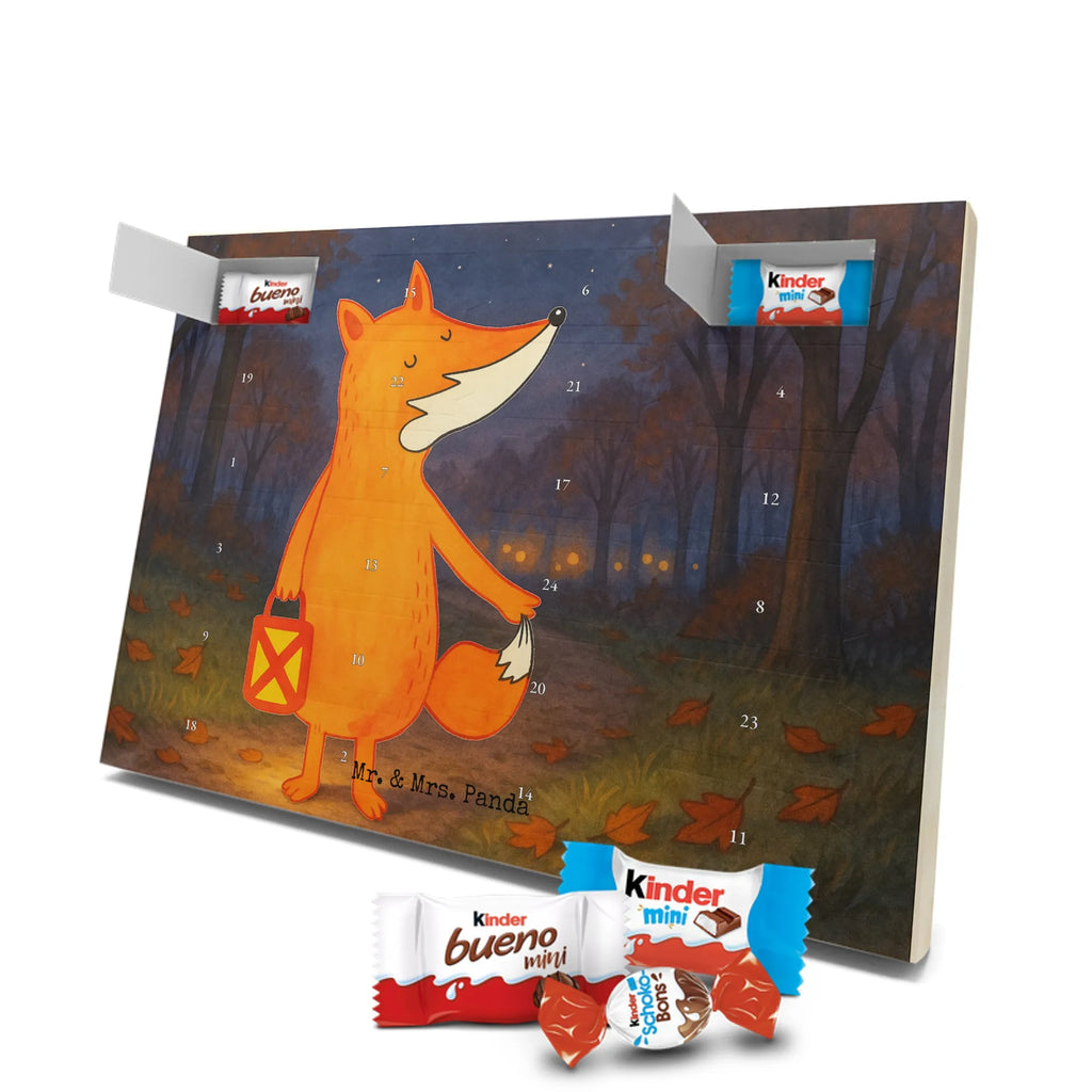 Chocolate advent calendar Fox Lantern Design animal lover, foxes, forest wildlife, clever as a fox, Lantern, Lantern parade, Caesar Otto Hugo Flaischlen, Spell comforting, Cheer up, Foxes, Saint Martin, Lovesickness Spell