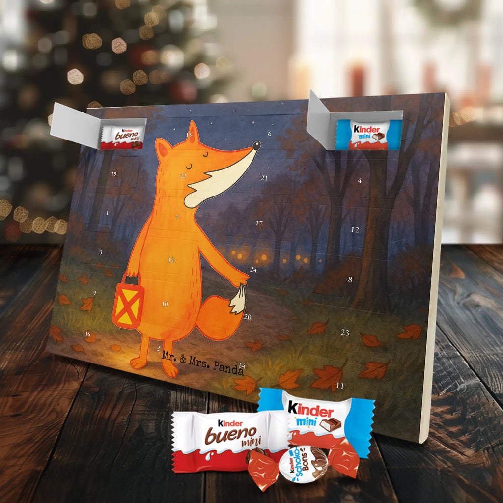 Chocolate advent calendar Fox Lantern Design animal lover, foxes, forest wildlife, clever as a fox, Lantern, Lantern parade, Caesar Otto Hugo Flaischlen, Spell comforting, Cheer up, Foxes, Saint Martin, Lovesickness Spell