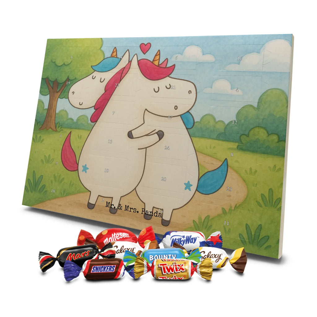 Chocolate advent calendar unicorn communication Design present, marriage, gift, witty, saying, valentine's day, Thank you