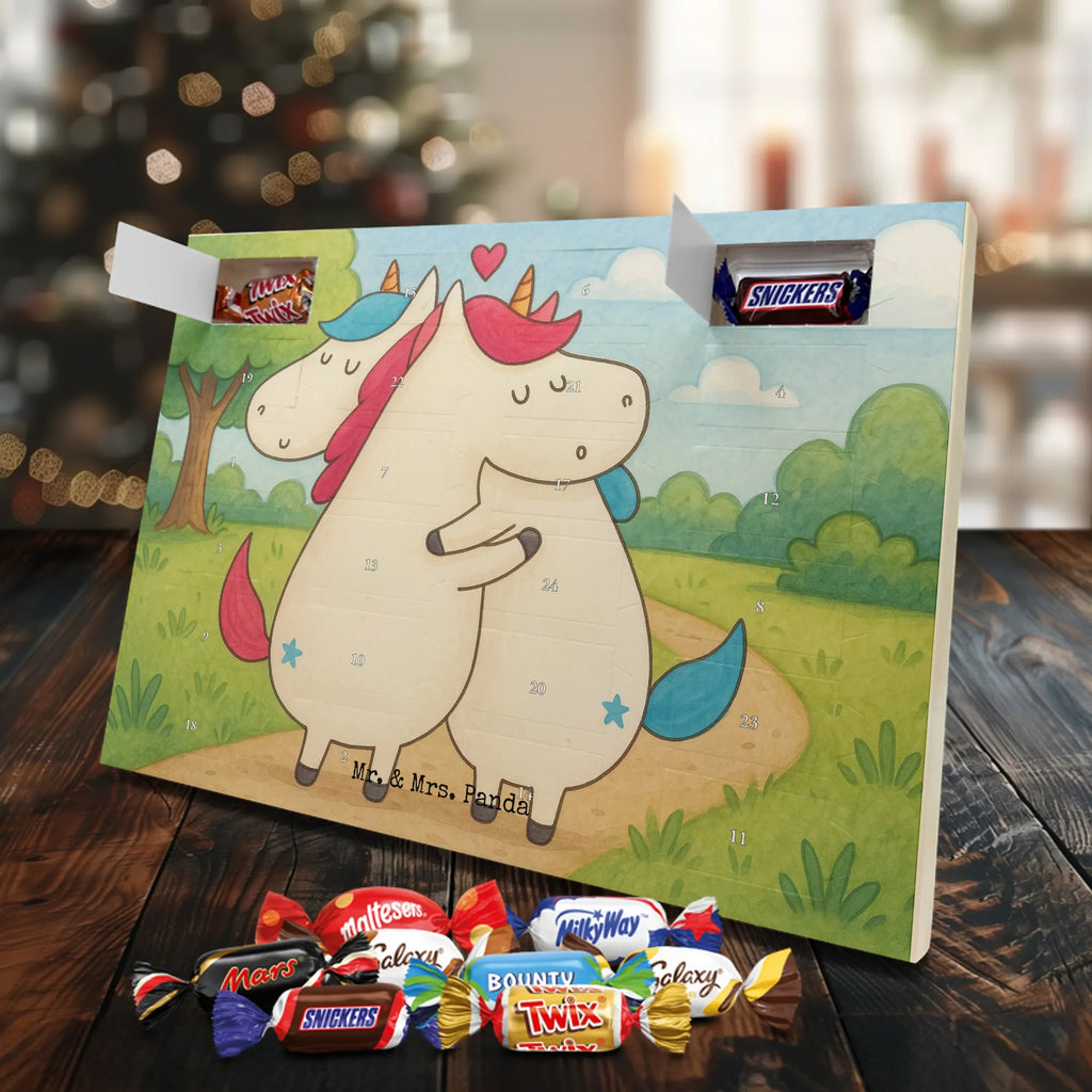 Chocolate advent calendar unicorn communication Design present, marriage, gift, witty, saying, valentine's day, Thank you