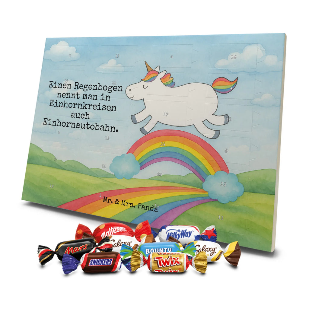 Chocolate advent calendar unicorn rainbow Design unicorn highway, rainbow, unicornpower, unicorn car, expressway, unicorn love, gift, birthday present