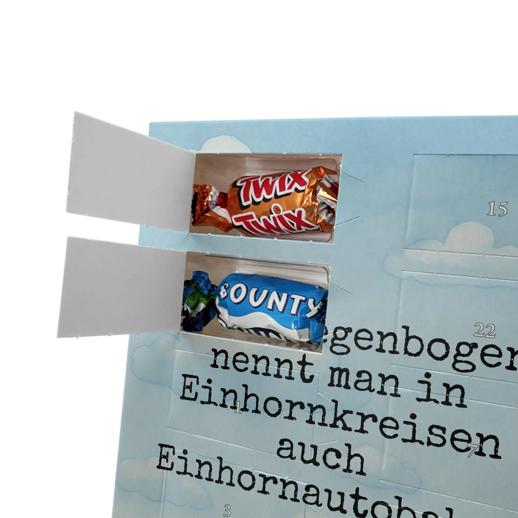 Chocolate advent calendar unicorn rainbow Design unicorn highway, rainbow, unicornpower, unicorn car, expressway, unicorn love, gift, birthday present