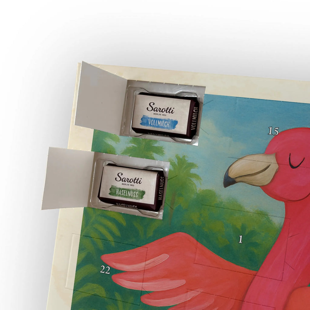 Chocolate advent calendar flamingo yoga Design children, gifts, gift idea, funny sayings, pink bird, bird of paradise, red, flamingo decoration, gift pink, adults, flamingo fans, vacation, unusual gifts in pink, pink gifts, girls gifts, small gifts, Caribbean feeling, relaxation, mindfulness, yoga exercise, bird, agitation, deep relaxation, anger