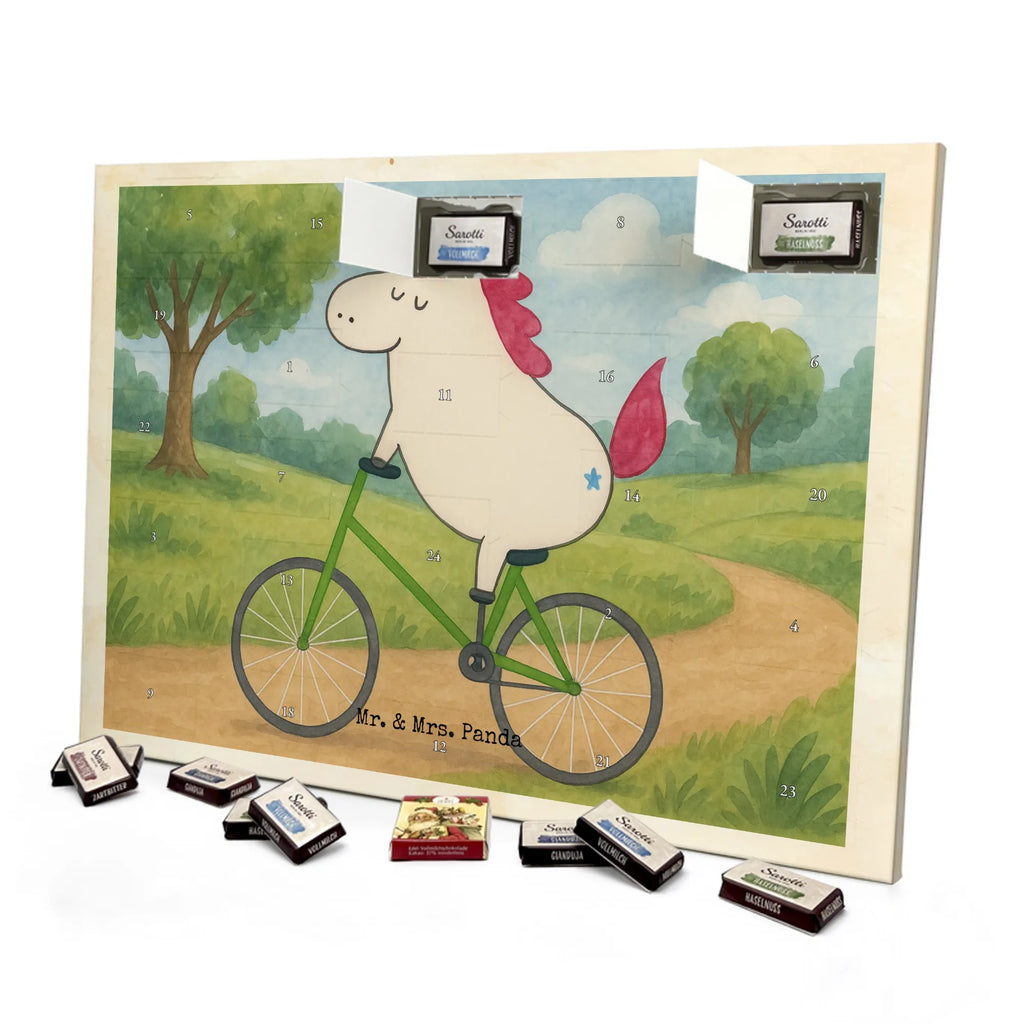 Chocolate advent calendar unicorn cyclist Design wheel, confetti, fairy dust, cycling, present, love affliction, cyclist gift, grief, luxury problem